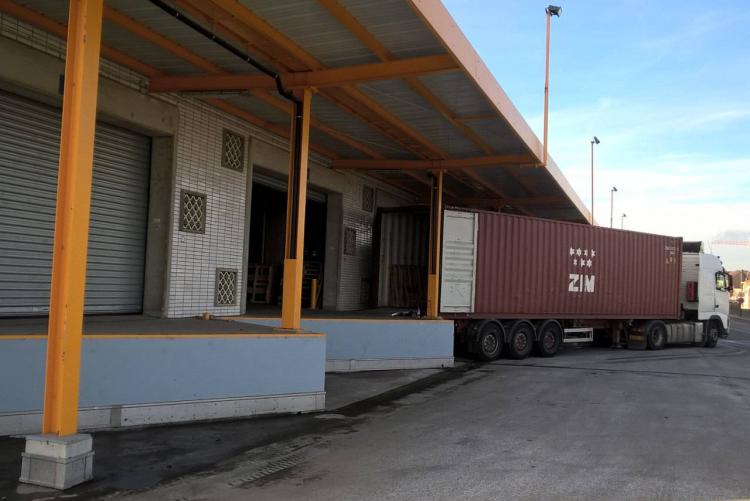 Many loading docks